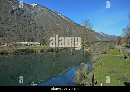 Der Badech-See liegt am Rande der Provinz Bagneres de Luchon der Oberen Garonne in der Region Midi-Pyrénées, Frankreich Stockfoto