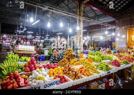 Alte Marktprodukte in Siem Reap Stockfoto