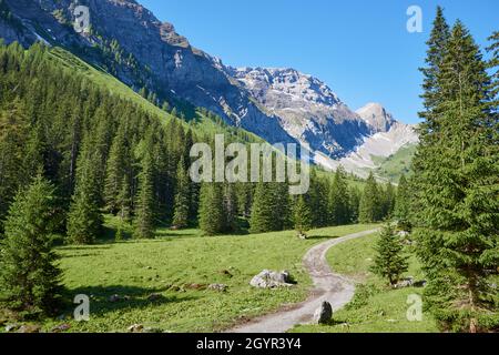 Iffigenalp - Lenk, Berner Oberland, Schweiz Stockfoto