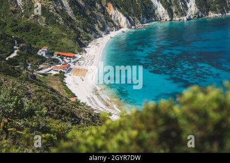Petani Beach in Kefalonia, Ionische Inseln, Griechenland Stockfoto