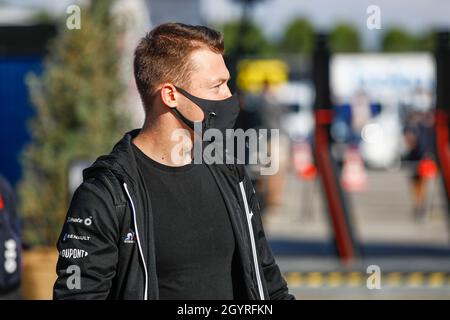 Istanbul, Türkei. Okt. 2021. Daniil Kvyat (RUS, Alpine F1 Team), F1 Grand Prix der Türkei im Intercity Istanbul Park am 8. Oktober 2021 in Istanbul, Türkei. (Foto von HOCH ZWEI) Quelle: dpa/Alamy Live News Stockfoto