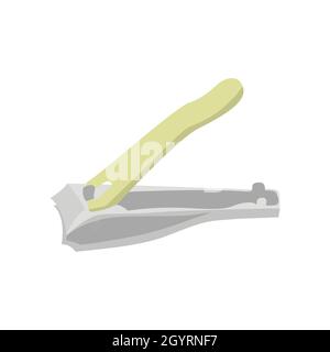 Nagel Clipper Vektor Illustration flach Design Illustration Stock Vektor