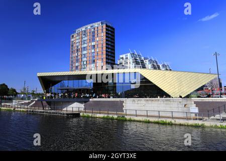 The Alchemist Cocktailbar, Salford Quays, Manchester, Lancashire, England, VEREINIGTES KÖNIGREICH Stockfoto