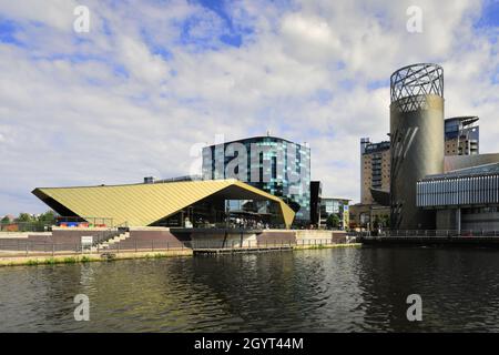 The Alchemist Cocktailbar, Salford Quays, Manchester, Lancashire, England, VEREINIGTES KÖNIGREICH Stockfoto