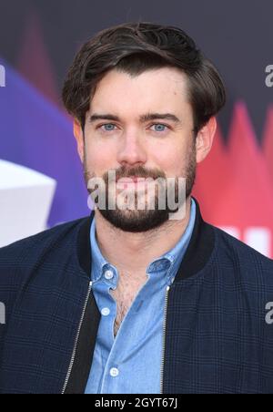 London, Großbritannien. 09. Oktober 2021. Jack Whitehall bei der Gala-Premiere von Ron's Gone Wrong, die Teil des BFI London Film Festival ist und in der Royal Festival Hall stattfand. Quelle: Doug Peters/EMPICS/Alamy Live News Stockfoto