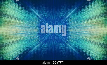 Eine abstrakte psychedelischen burst Hintergrundbild. Stockfoto