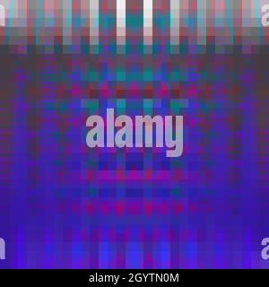 Ein abstraktes Glitch Art Hintergrundbild. Stockfoto