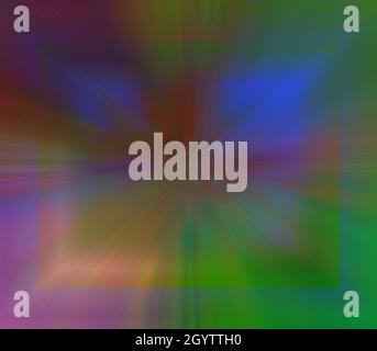 Ein abstraktes irisierendes Burst-Hintergrundbild. Stockfoto