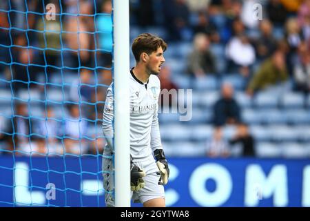 Hillsborough, Sheffield, England - 9. Oktober 2021 Joe Wildsmith Torwart von Sheffield Mittwoch während des Spiels Sheffield Mittwoch V Bolton Wanderers, Sky Bet League One, 2021/22, Hillsborough, Sheffield, England - 9. Oktober 2021 Credit: Arthur Haigh/WhiteRoseFotos/Alamy Live News Stockfoto