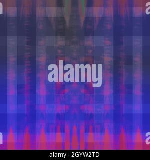 Ein abstraktes Glitch Art Hintergrundbild. Stockfoto