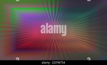 Ein abstraktes irisierendes Burst-Hintergrundbild. Stockfoto
