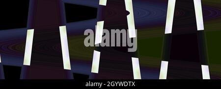 Eine abstrakte Wellig psychedelischen Hintergrundbild. Stockfoto