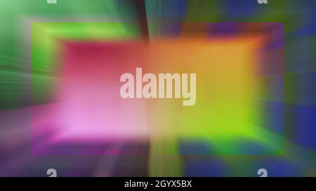 Ein abstraktes irisierendes Burst-Hintergrundbild. Stockfoto