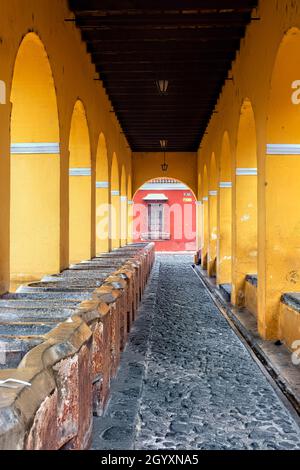 La Union Wasserbehälter Ruinen, Antigua, Guatemala, Stockfoto