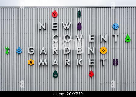 New Covent Garden Market in Nine Elms, London England Vereinigtes Königreich Großbritannien Stockfoto