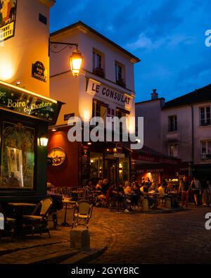 Le consulat, Montmartre Paris Stockfoto