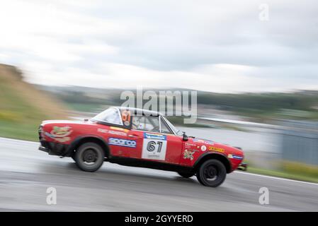 San Marino urban Circuit, San Marino, Republik San Marino, 08. Oktober 2021, BAZZOCCHI CLAUDIO (ITA) DELL' ESPOSTI DEVIS (ITA) - SPIDER 124 SPORT A Stockfoto