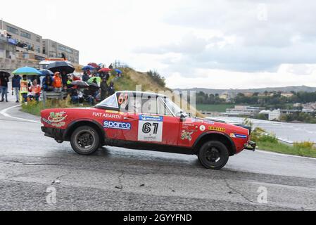 San Marino urban Circuit, San Marino, Republik San Marino, 08. Oktober 2021, BAZZOCCHI CLAUDIO (ITA) DELL' ESPOSTI DEVIS (ITA) - SPIDER 124 SPORT A Stockfoto