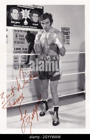 Joe Bugner, australisch-britisch-ungarischer Boxer. Ehemaliger Boxer und Schauspieler im Schwergewicht. 70er Jahre. Stockfoto