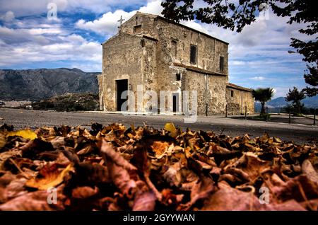 Herbst in San Vito Stockfoto