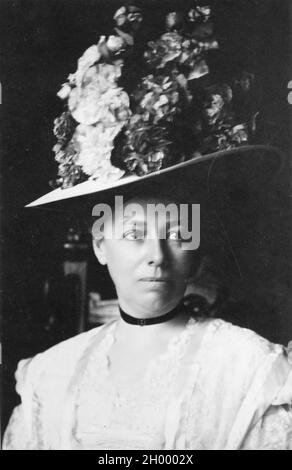 Porträt von Helen Herron Taft, Ehefrau von Präsident William Howard Taft. Ca. 1914. Stockfoto