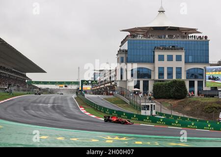 Carlos Sainz Jr (ESP) Ferrari SF-21. Großer Preis der Türkei, Sonntag, 10. Oktober 2021. Istanbul, Türkei. Stockfoto