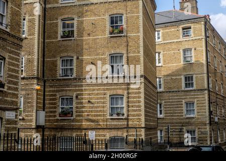 Peabody Trust, Clerkenwell Estate, London, Großbritannien. Stockfoto