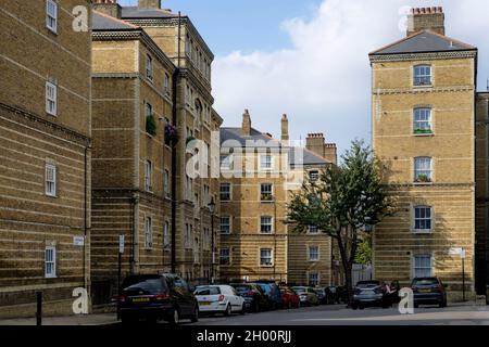 Peabody Trust, Clerkenwell Estate, London, Großbritannien. Stockfoto