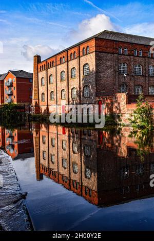 Nottingham Canal, Castle Wharf, Nottingham Stockfoto