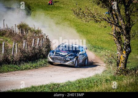 04 ROUSSET Eric, GOSSET Jean-David, C4 WRC, Aktion während der Terre ...