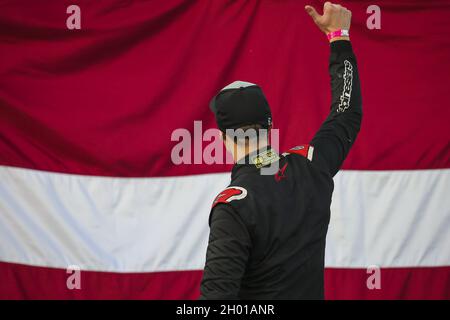 Circuit de Spa-Francorchamps, in Stavelot, Belgien. Oktober 2021. 06 Janis BAUMANIS (LVA) vom Team ESMotorsport von World RX, Aktion während der World RX of Benelux, 6. Lauf der FIA World Rallycross Championship 2021, FIA WRX, vom 8. Und 10. Oktober auf dem Circuit de Spa-Francorchamps, in Stavelot, Belgien - Foto: Paulo Maria/DPPI/LiveMedia Kredit: Independent Photo Agency/Alamy Live News Stockfoto