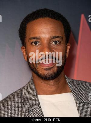 LONDON, ENGLAND 8 Okt 21: Andre Holland nimmt an der „passierenden“ europäischen Premiere ‘Curzon Mayfair, London, Großbritannien, am 8. Oktober 2021 Teil. Foto von Gary Mitchell/Alamy Live News Stockfoto