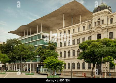 Rio de Janeiro, Brasilien - ca. Dezember 2017: MAR (Museo de Arte de Río) Kunstmuseum im Zentrum von Rio de Janeiro, Brasilien Stockfoto