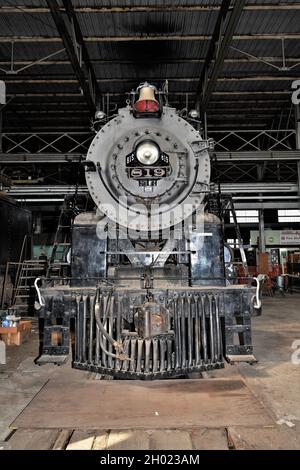 Die St. Louis Southwestern, Nr. 819 Dampflokomotive. Stockfoto