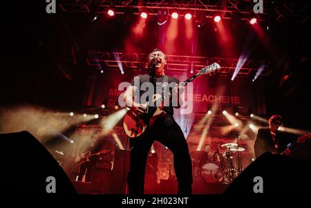 Bournemouth, Großbritannien. Oktober 2021. Manic Street Preachers an der O2 Academy, Bournemouth, Großbritannien. 10. Oktober 2021.Quelle: Charlie Raven/Alamy Live News Quelle: Charlie Raven/Alamy Live News Stockfoto