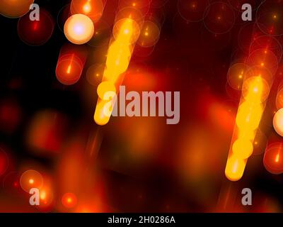 Abstrakter, faktischer Hintergrund mit goldenem Farbton im Feiertagsstil Stockfoto