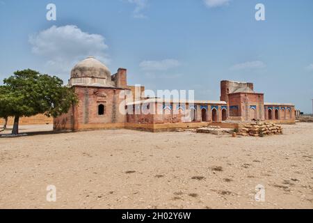 Makli Necropolis, alte Gräber in Thatta, Pakistan Stockfoto