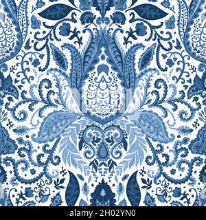 Blumenmotiv, blühende Blumen Ornamente Vektor Stock Vektor