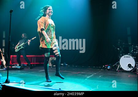 Renforshort bei der Aufführung im Doncaster Dome Stockfoto