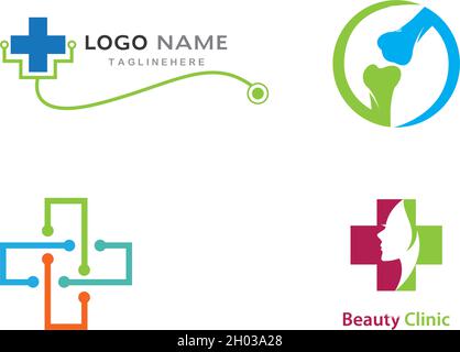 Medical Logo Vorlage Vektor Illustration Design Stock Vektor