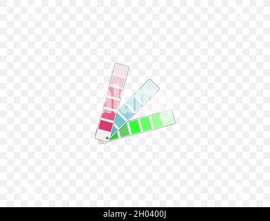 Vektorgrafik. Flaches Design. Farbdesign pantone Icon Stock Vektor
