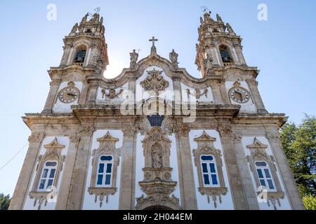 Santuário de Nossa Senhora dos Remédios römisch-katholische Kirche in Lamego, Portugal, Europa Stockfoto