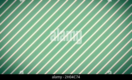 Abstrakte schräge Linien grün und weiß Übergang Hintergrund. Stockfoto