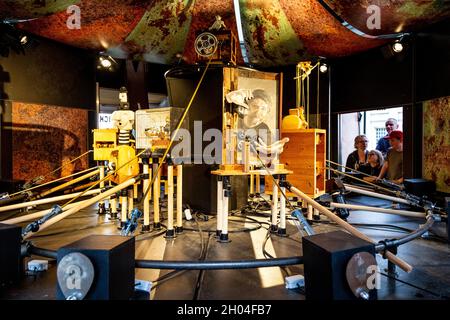 Automata Carrousel von Geert Hautekiet beim Greenwich + Docklands International Festival, Greenwich, London, Großbritannien Stockfoto