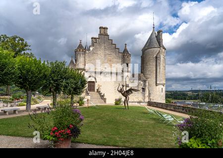 Logis Royal, Schloss Loches, Loire-Tal, Frankreich | The Royal Lodge, Château de Loches, Loches, Loire Valley, Frankreich Stockfoto