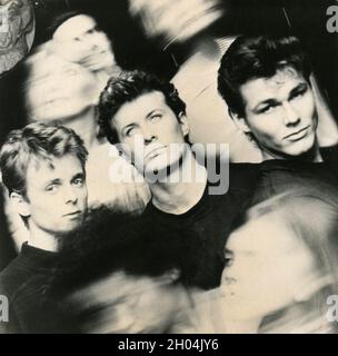 Norwegische Popband A-Ha, 1980er Jahre Stockfoto