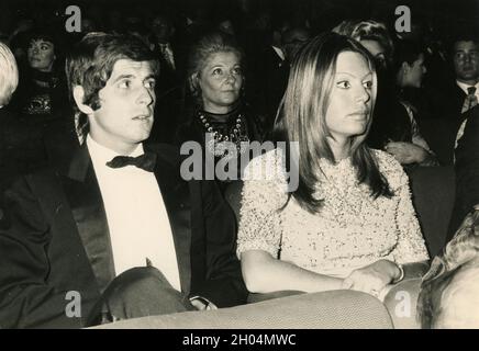 Italienischer Fußballspieler Gianni Rivera, 70er Jahre Stockfoto