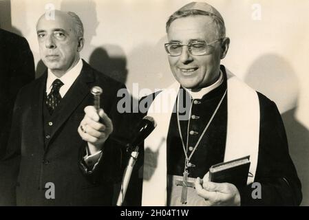 Italienische katholische Kirche Kardinal Ugo Poletti, 70er Jahre Stockfoto