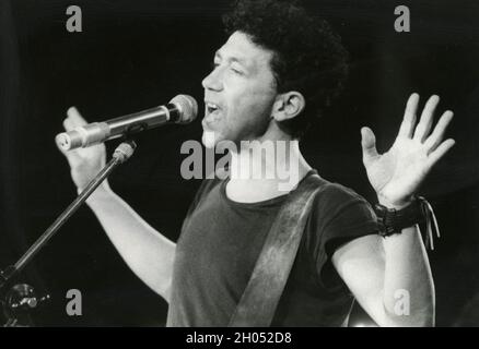 Der italienische Sänger und Songwriter Edoardo Bennato, 70er Jahre Stockfoto