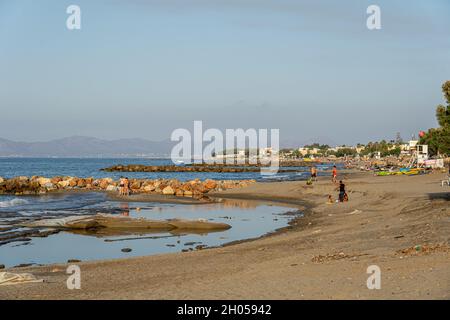 Troulakis Beach auf Kreta, Griechenland Stockfoto